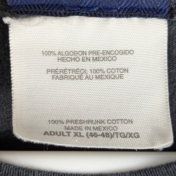 Georgia Tech Yellow Jackets XL Real Fans Wear Black T-Shirt AS Sports Cotton - Picture 4 of 5